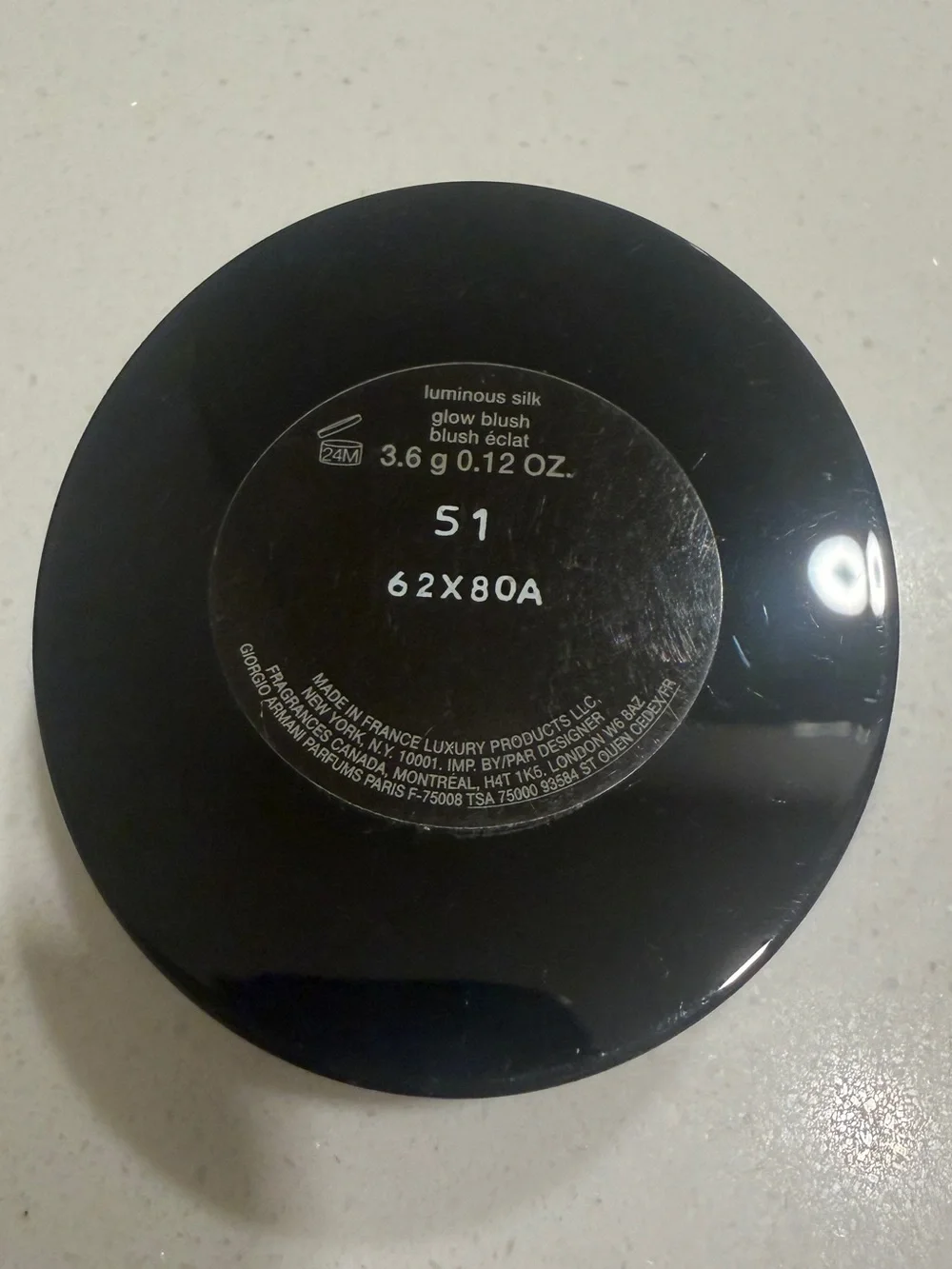 Armani Luminous Silk Glow Blush 51 AMORE